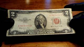 1953 C series Two dollar Red Seal.
