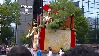 7月24日2016　祇園祭　後祭　鈴鹿山　鉾巡行中