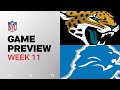 Jacksonville Jaguars vs. Detroit Lions | 2024 Week 11 Game Preview