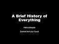 Cosmos From Your Couch: A Brief History of Everything