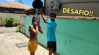 FALE QUALQUER COISA COM BALDE DE ÁGUA! - Desafio