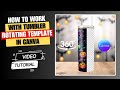 How to work with Rotating Tumbler Mockup Template in Canva, How to add your Design - Animated Mockup