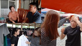 Ha went to see her mother to ask about something. Tam took Nhan to the market to shop.
