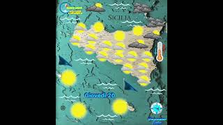 Previsioni meteo per la Sicilia di domani giovedì 20 ottobre