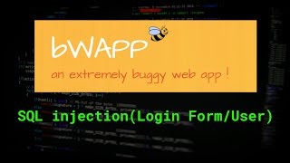 Defending Against SQL Injection in bWAPP (Login Form/User) | Web Security Tutorial