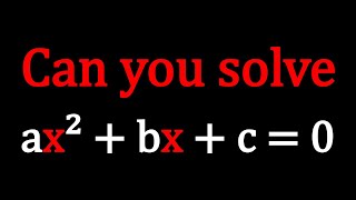 Solving A Special Type of Equation Without The Formula