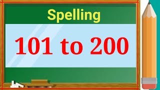 101 to 200 Number,101 to 200 Spelling, 101 to 200 Numbers Name,101 to 200 Counting,101 to 200, Engli