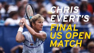 Chris Evert's last ever US Open match vs Zina Garrison | US Open 1989 Quarterfinal