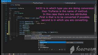 TryParse Method in C# - Converting string into int if possible