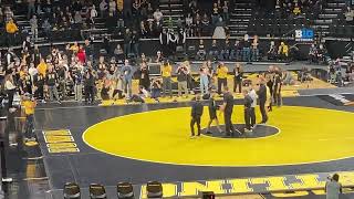 Iowa Hawkeyes Wrestling thank their seniors after Wisconsin Dual 2022