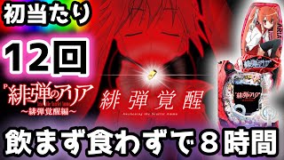 【P緋弾のアリア～緋弾覚醒編～】飲まない！食べない！８時間実戦編《ぱちりす日記》初当たり12回取れました