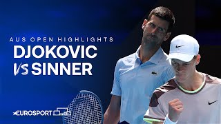 Novak Djokovic v Jannik Sinner | Semi-Final | Extended Australian Open 2024 High