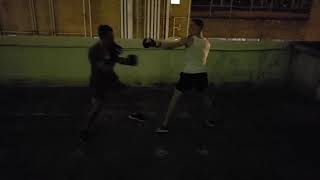 Sparring - Mark (UK) vs Maxim (FR) Boxing Feb-21