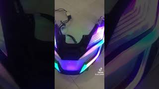 PCX ติดตั้งไฟ rgb