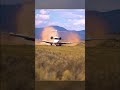 pilatus pc 24 jet landing short on a dirt strip