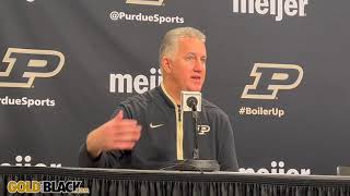 Post Marshall — Purdue coach Matt Painter