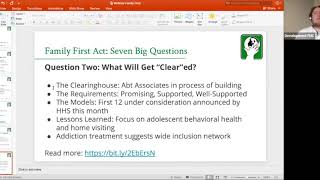 The Chronicle of Social Change's Webinar on the Family First Act: What's Next
