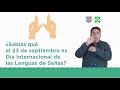 Día Internacional de las Lenguas de Señas