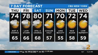 New York Weather: CBS2 5/27 Nightly Forecast at 11PM
