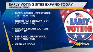 Early Voting sites expanding in Vanderburgh County