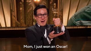 Ke Huy Quan Gave A Moving Speech After He Won The Oscar For Best Supporting Actor