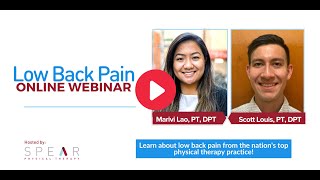 Low Back Pain Online Webinar