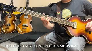 She Loves You (The Beatles bass cover) Hofner 500/1 Violin Bass shootout