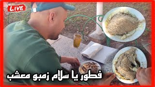 فيصل مول الوميطة فطور صباح زمبو معشب و البيض البلدي وزيت زيتون يا سلام