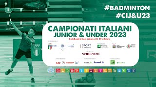 CAMPIONATI ITALIANI JUNIOR E UNDER 2023 DAY 3 - CAMPO 1