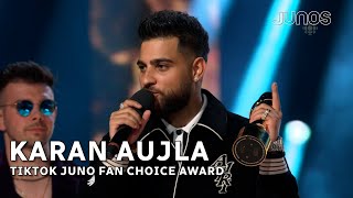 Karan Aujla wins TikTok Juno fan choice award | Juno Awards 2024