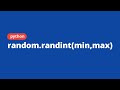 Generate random number in python - devsuggest