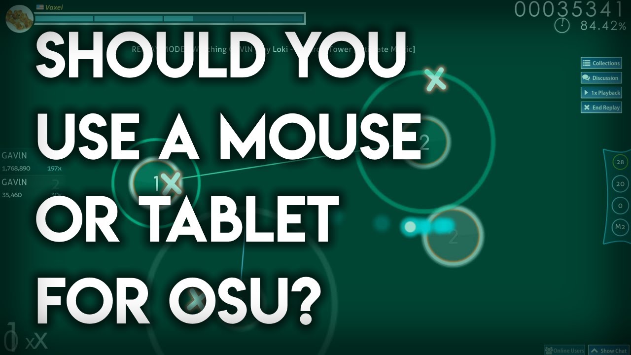 Should You Use A Mouse Or Tablet In Osu - YouTube