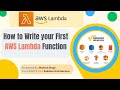 AWS - How to Write Your First AWS Lambda Function | Easy to Go Example
