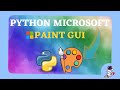 Create a Python Microsoft Paint Gui using Tkinter | Completed portfolio Project