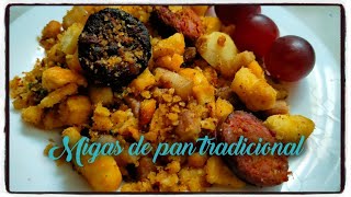 Migas de pan traditional