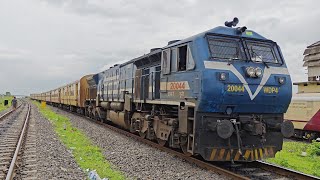 07853 Nizamabad - Nanded Passenger Train Arriving at Purna Railway Station | Gooty WDP4 Engine