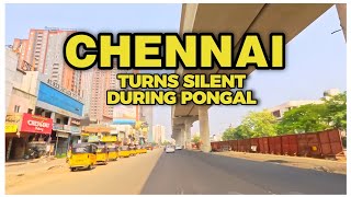 CHENNAI CITY During Pongal? 😱🤯#chennai2025 #pongal2025