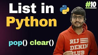 Removing Items From Python List | List in Python Tutorial 10 | Code Marathi