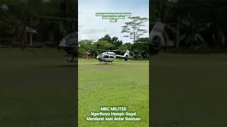 MBC MILITER - Ngerih Helikopter Mendarat