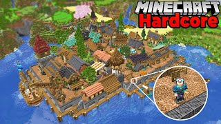 I BUILT a MEGA VILLAGE in Hardcore Minecraft 1.20 Survival Let's Play