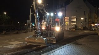 Travaux de nuit sur les quais de l'Odet