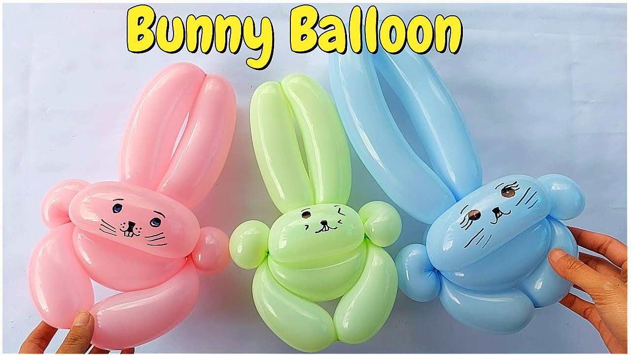 How To Make Bunny Balloon How To Make Balloon Animals Balloon Animals