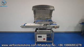 VERFOODSOLUTIONS Single Lane Meat Horizontal Slicer Machine Ready to Ship for Iraq Customer