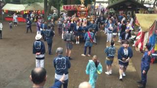 碑文谷八幡宮例大祭 本町5丁目南町会 宮入り