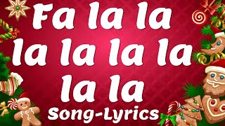 Falalalala song with Lyrics | Deck the Halls with Lyrics| Christmas song | Carol song