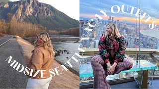 WHAT I WORE IN SEATTLE | MIDSIZE WINTER VACATION OUTFITS | SEATTLE | SNOQUALMIE | PNW US 14 UK 18