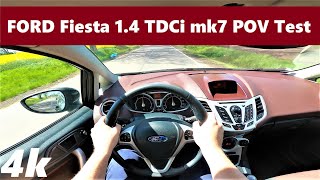 Ford Fiesta mk7 (2009) 1.4tdci 68KM POV DRIVE Test \u0026 Acceleration | Great City Compact | 4K #30