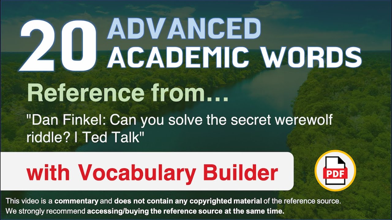20 Advanced Academic Words Ref From Ted Ed 3 Ways To End A Virus