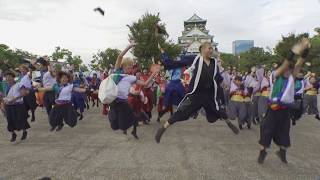 丼舞Re:タイム⑤ ♪ うらじゃ音頭 @ こいや祭り (大阪城天守閣前会場) 2018-09-08T16:00