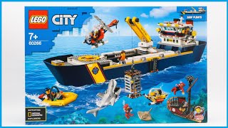LEGO City 60266 Ocean Exploration Ship Speed Build Review